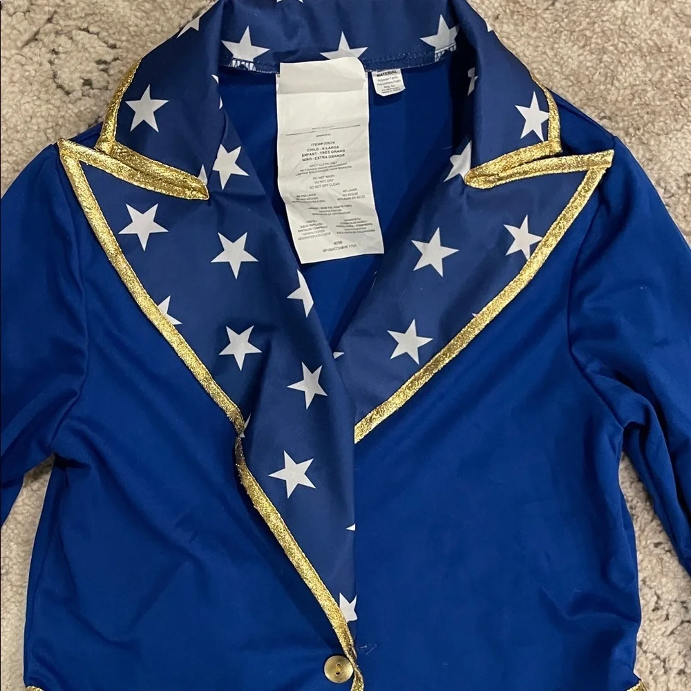 Kids Blue Starry Costume Jacket - Picture 4 of 10